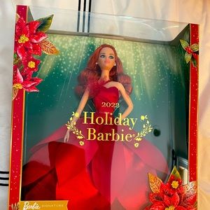 Barbie Signature 2022 Holiday Doll with Red Hair Christmas Mattel SOLD OUT!!